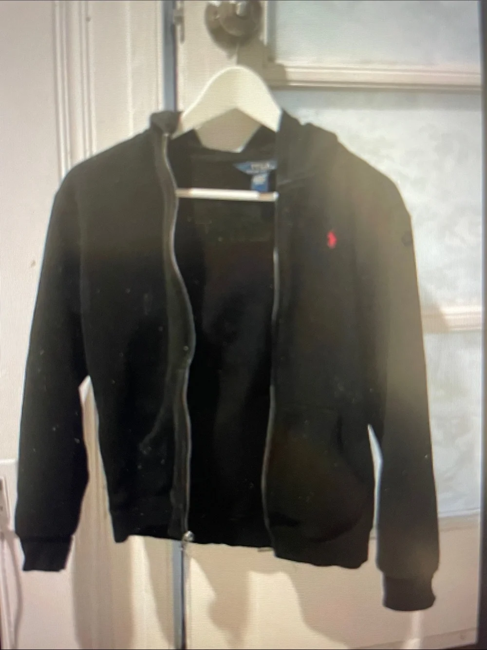 Ralph Lauren Black Zip Hoodie